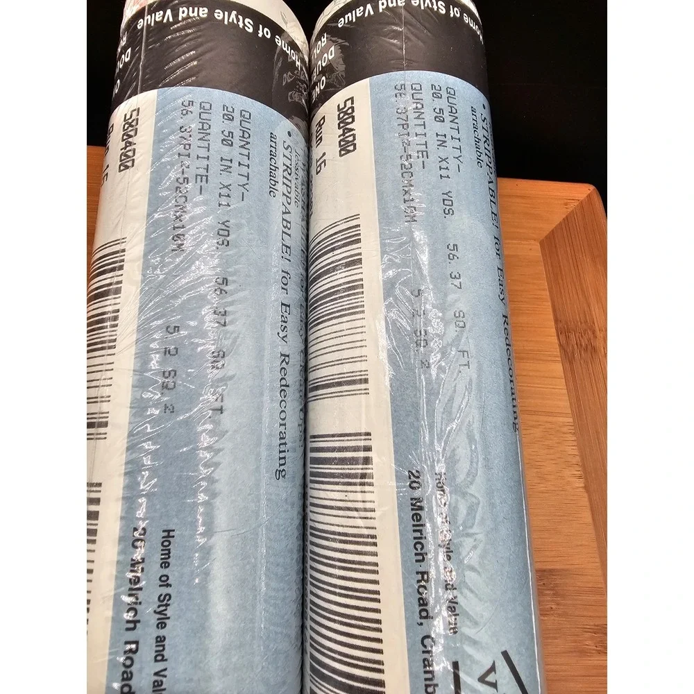 Village Vinyl Pre-Pasted Floral Wallpaper 2 Double Rolls 20.5in x 11yd TS